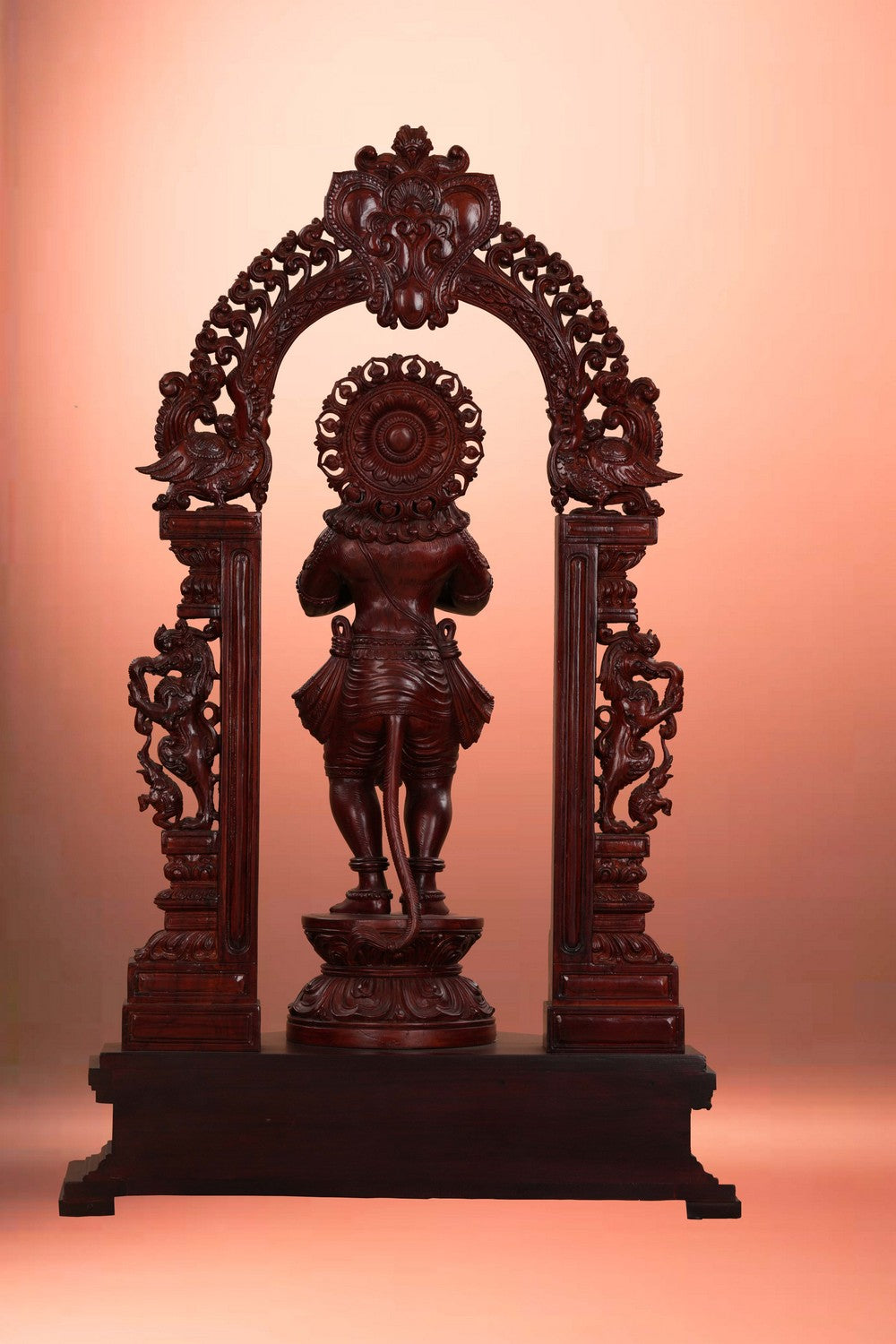 Image of Teak Wood Hanuman Statue
